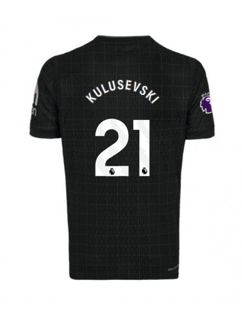 Muži Futbalové oblečenie Tottenham Hotspur Dejan Kulusevski #21 2025-26 Krátky Rukáv - Preč Muži Futbalové oblečenie Tottenham Hotspur Dejan Kulusevski #21 2025-26 Krátky Rukáv - Preč